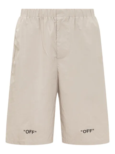 Off-White logo-print shorts