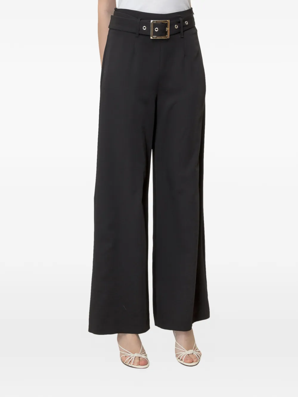 SIMONA CORSELLINI belted trousers