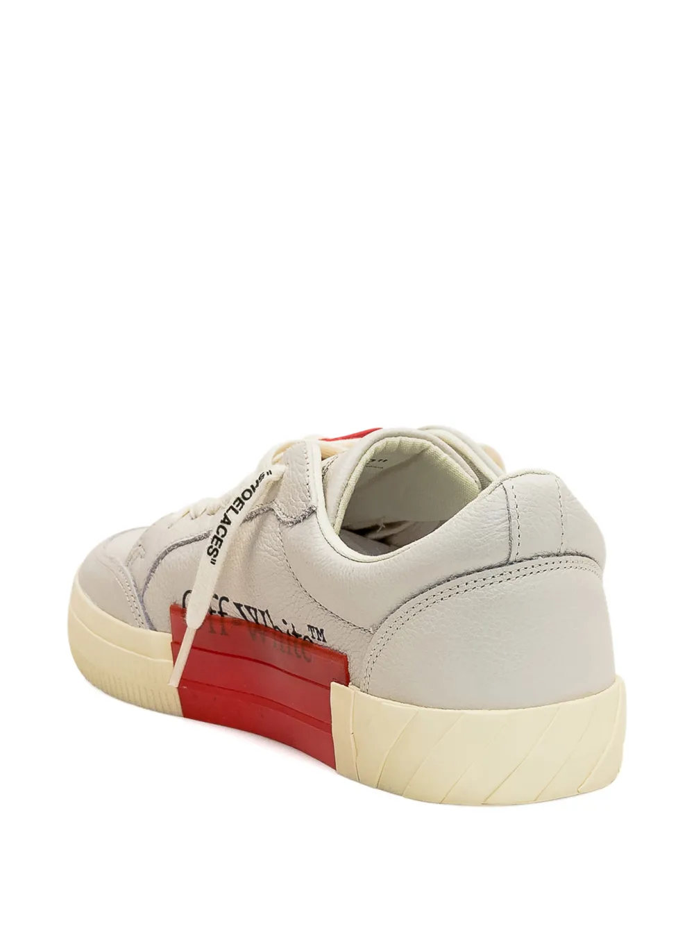Off-White Sneakers met patch Beige