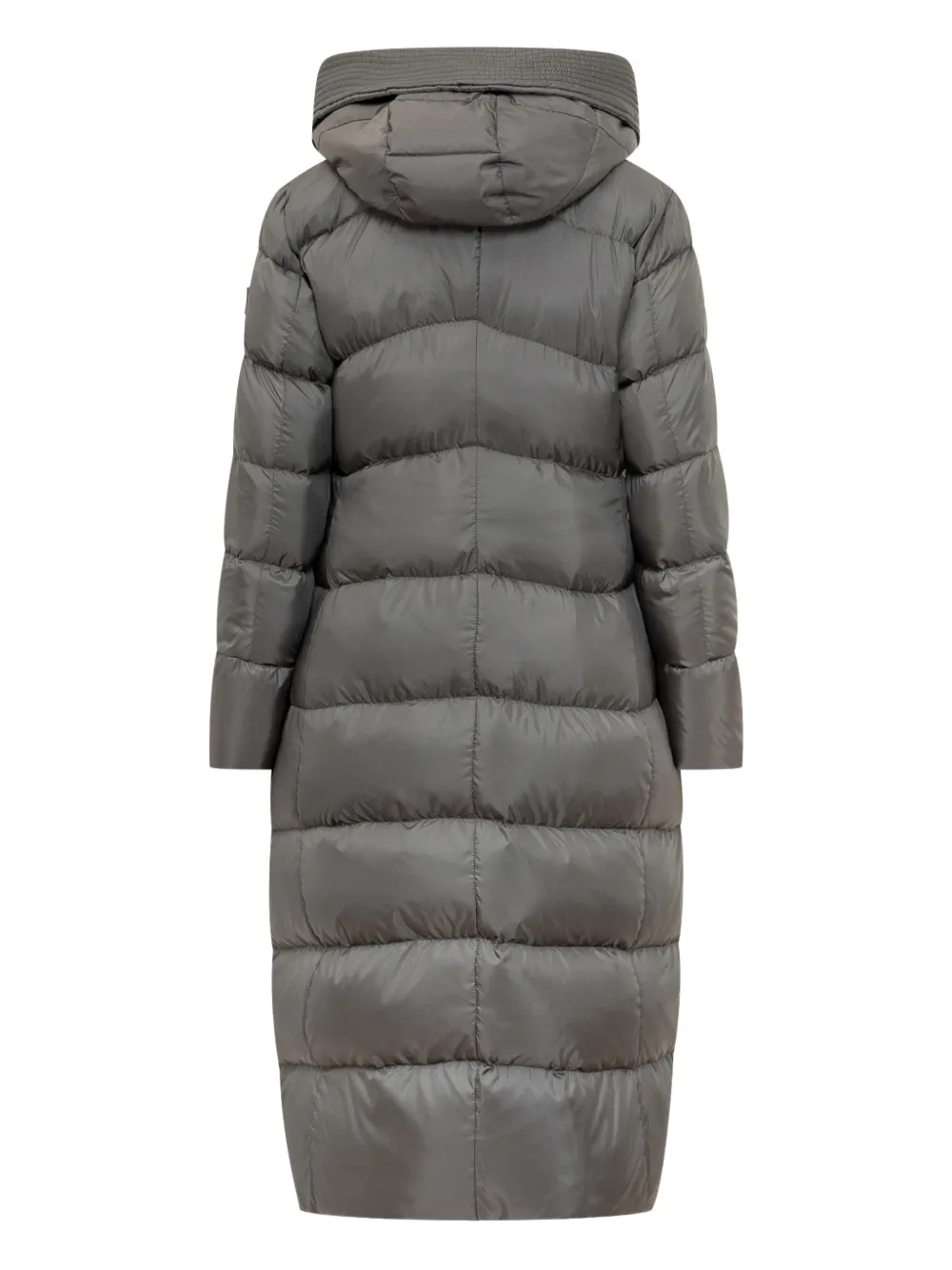 Peuterey Long Down Jacket Nunki Mqn 02 In Gray