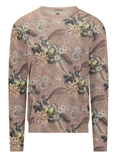 ETRO Pegaso floral sweater