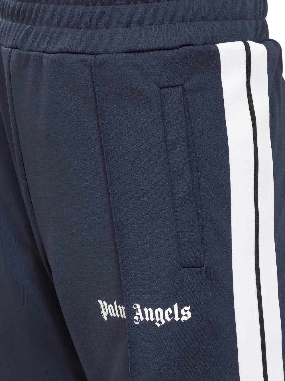 Palm Angels Trainingsbroek met zijstreep en logodetail Blauw