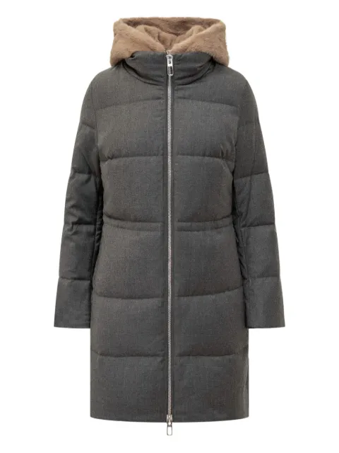 Duno fur hooded jacket