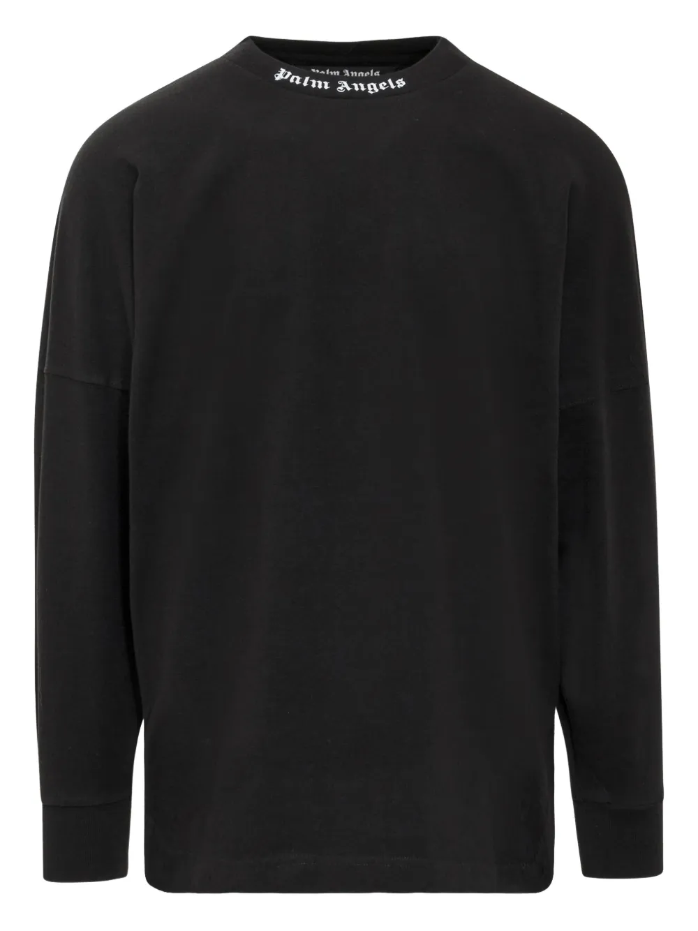 Palm Angels Logo-print Sweater In Black