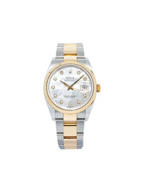 Rolex reloj Datejust Oyster Perpetual de 36mm en oro amarillo de 18kt