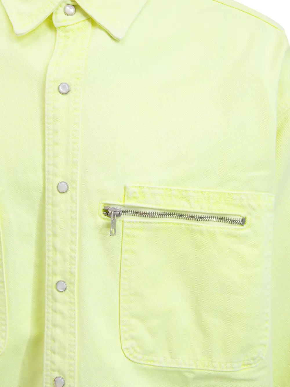Palm Angels Shirtjack met ritszak Geel