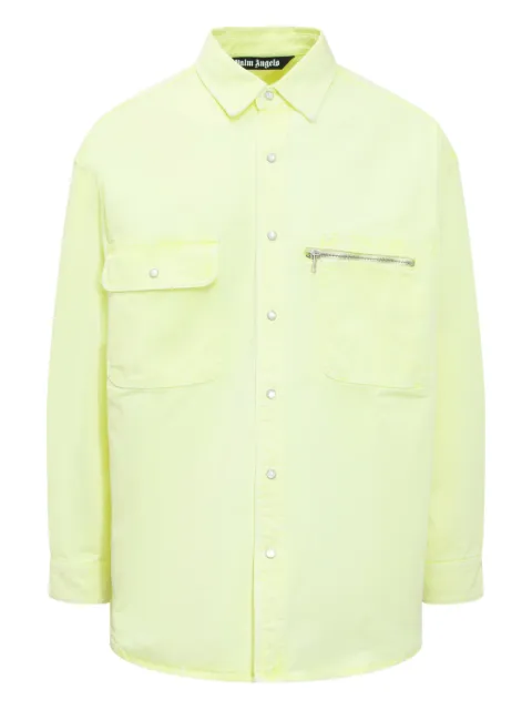 Palm Angels sobrecamisa con bolsillo y cierre