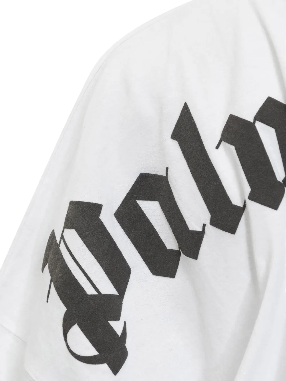 Palm Angels logo-detail T-shirt Wit