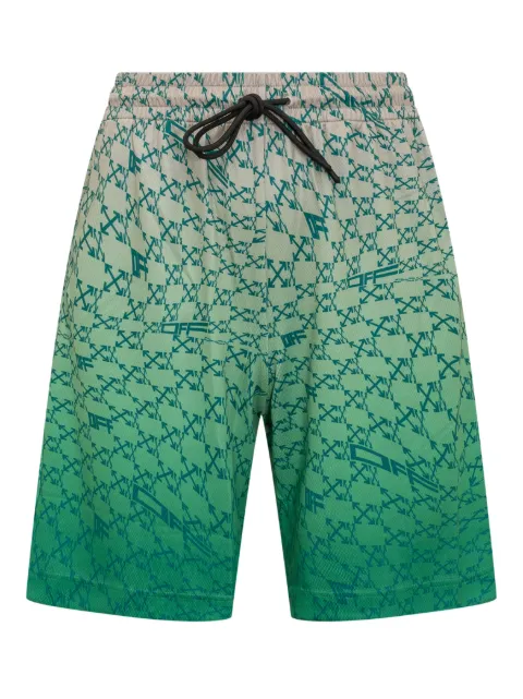 Off-White drawstring patterned short