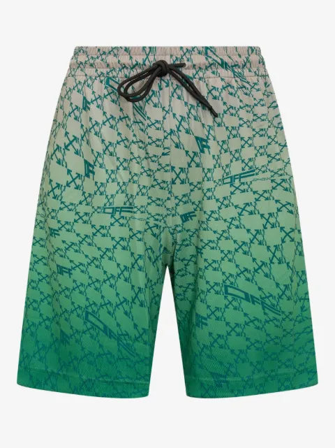 Off-White drawstring patterned short