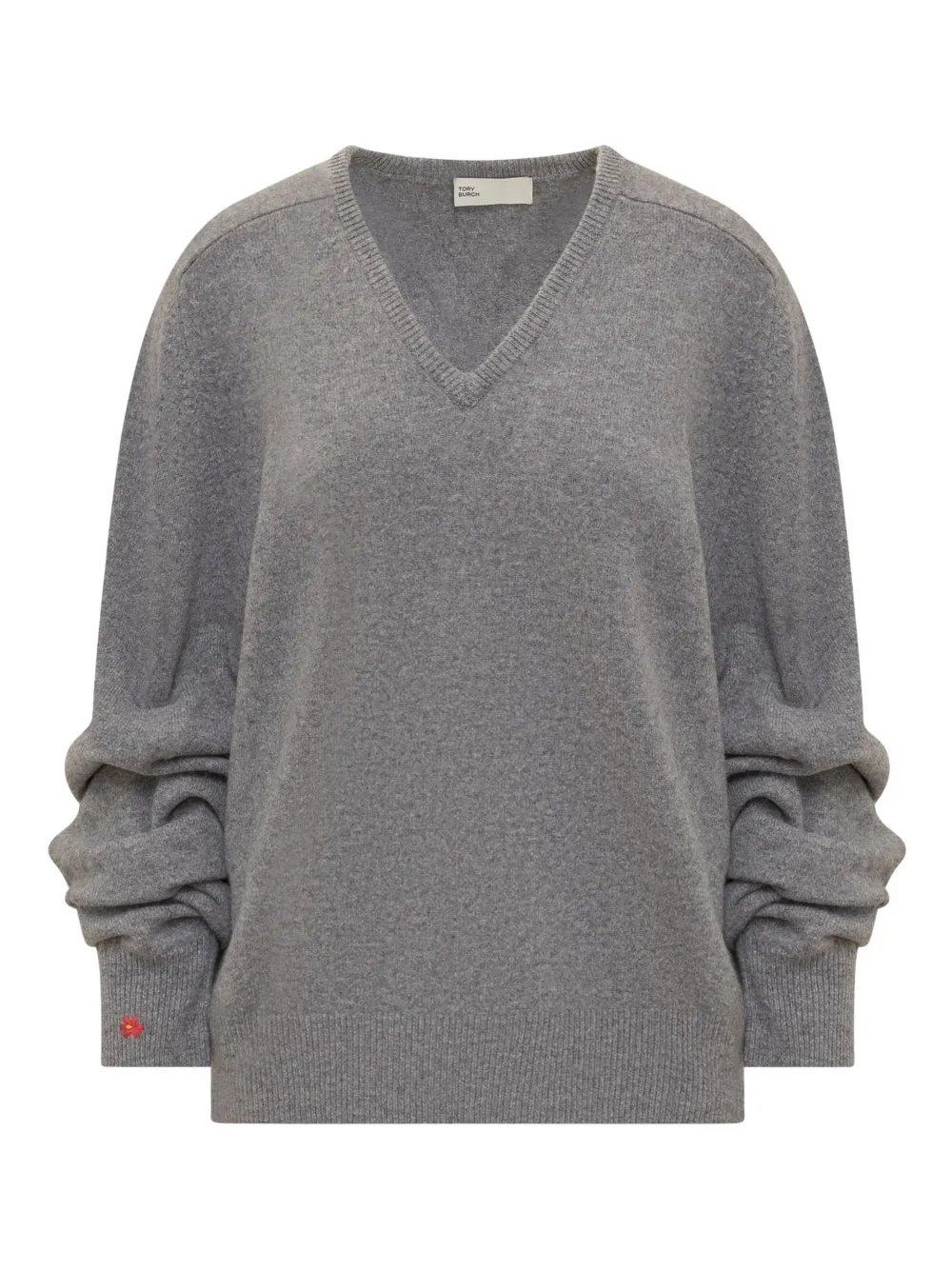 Tory Burch Maglione con scollo a V - Grigio