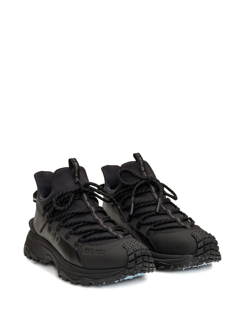Moncler Trailgrip Lite2 sneakers met logopritn Zwart