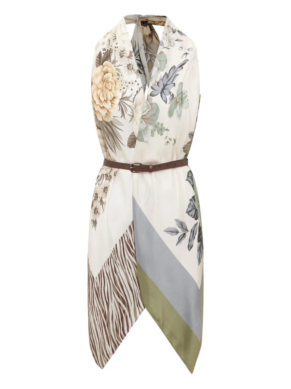 Anna Molinari Top a fiori - Toni neutri