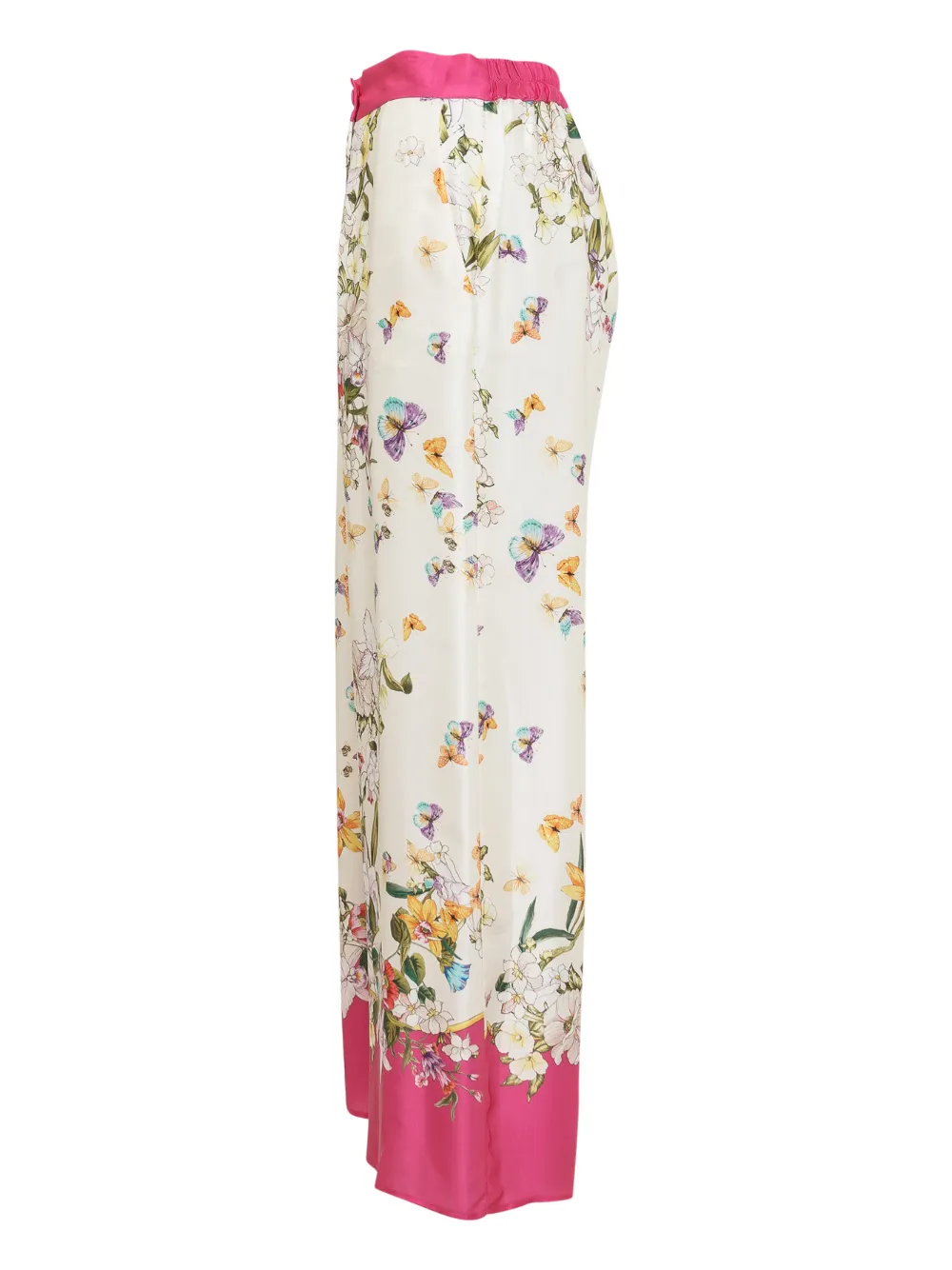 Anna Molinari Floral-print Trousers - Neutrals 