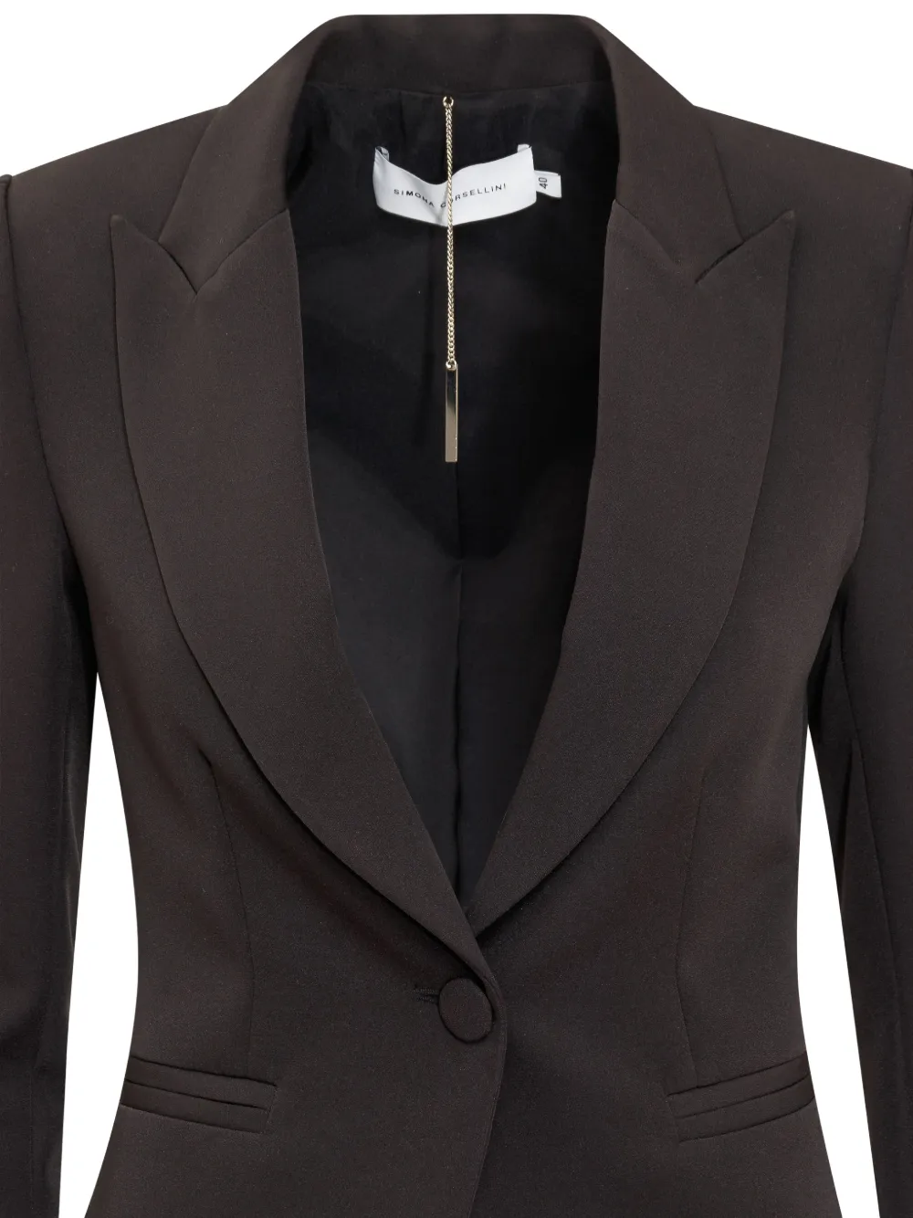  Simona Corsellini Single-breasted Blazer - Black 