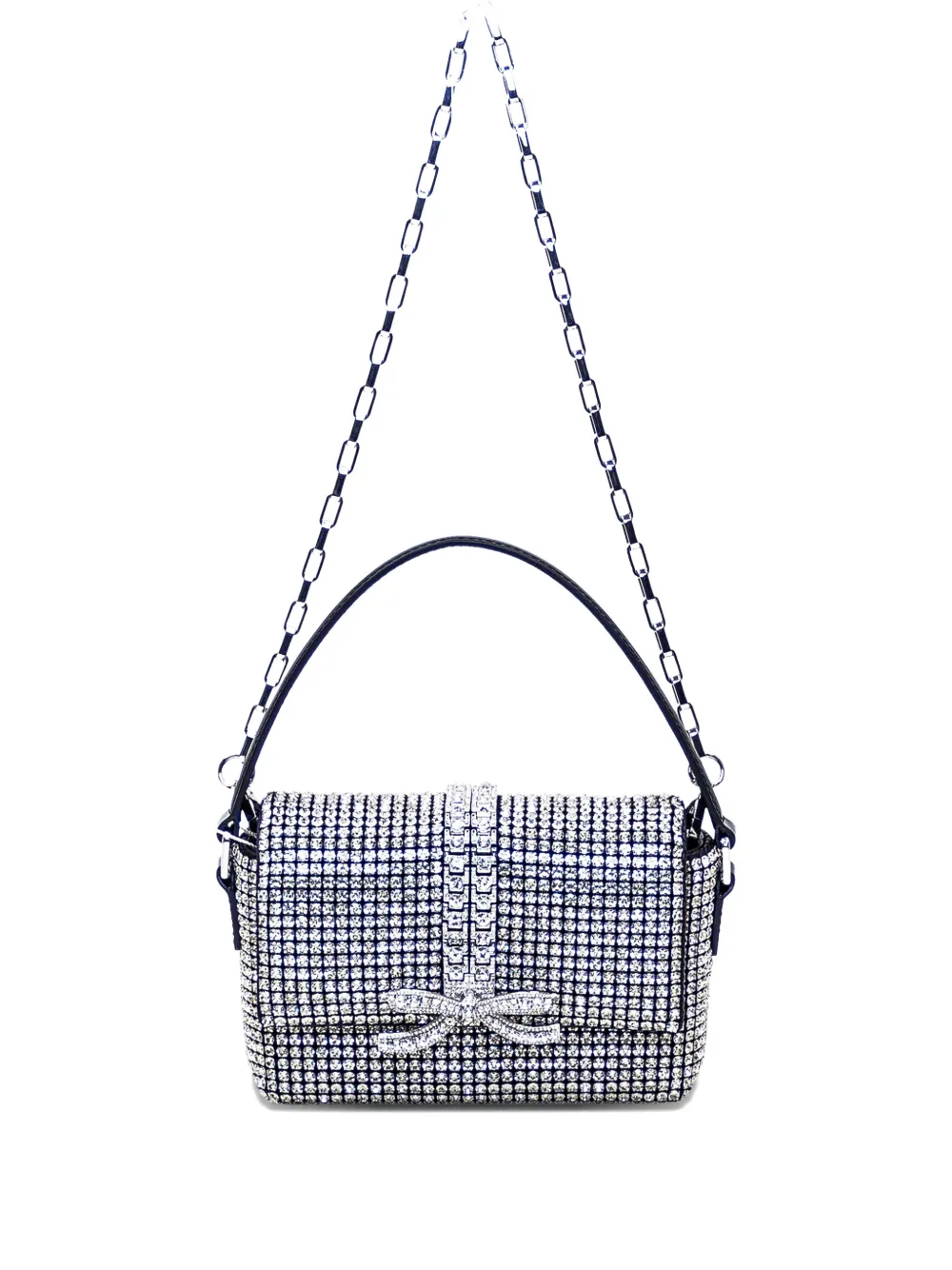 Tory Burch Kira Crystal-embellishment Tote Bag In Silver