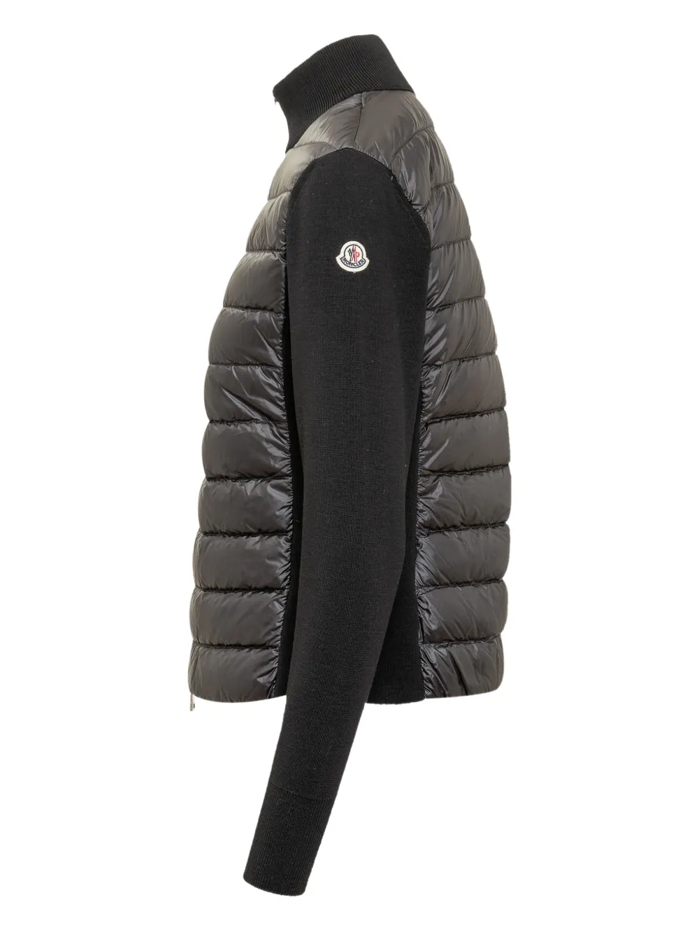  Moncler Logo-patch Zip Jackets - Black 