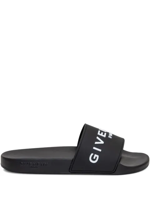 Givenchy open-toe logo ciabatta slides