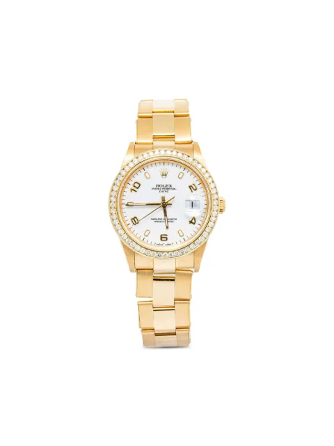 Rolex reloj Date Oyster Perpetual de 34mm en oro amarillo de 18kt