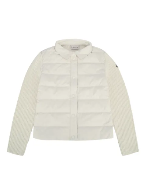 Moncler Enfant panelled cardigan
