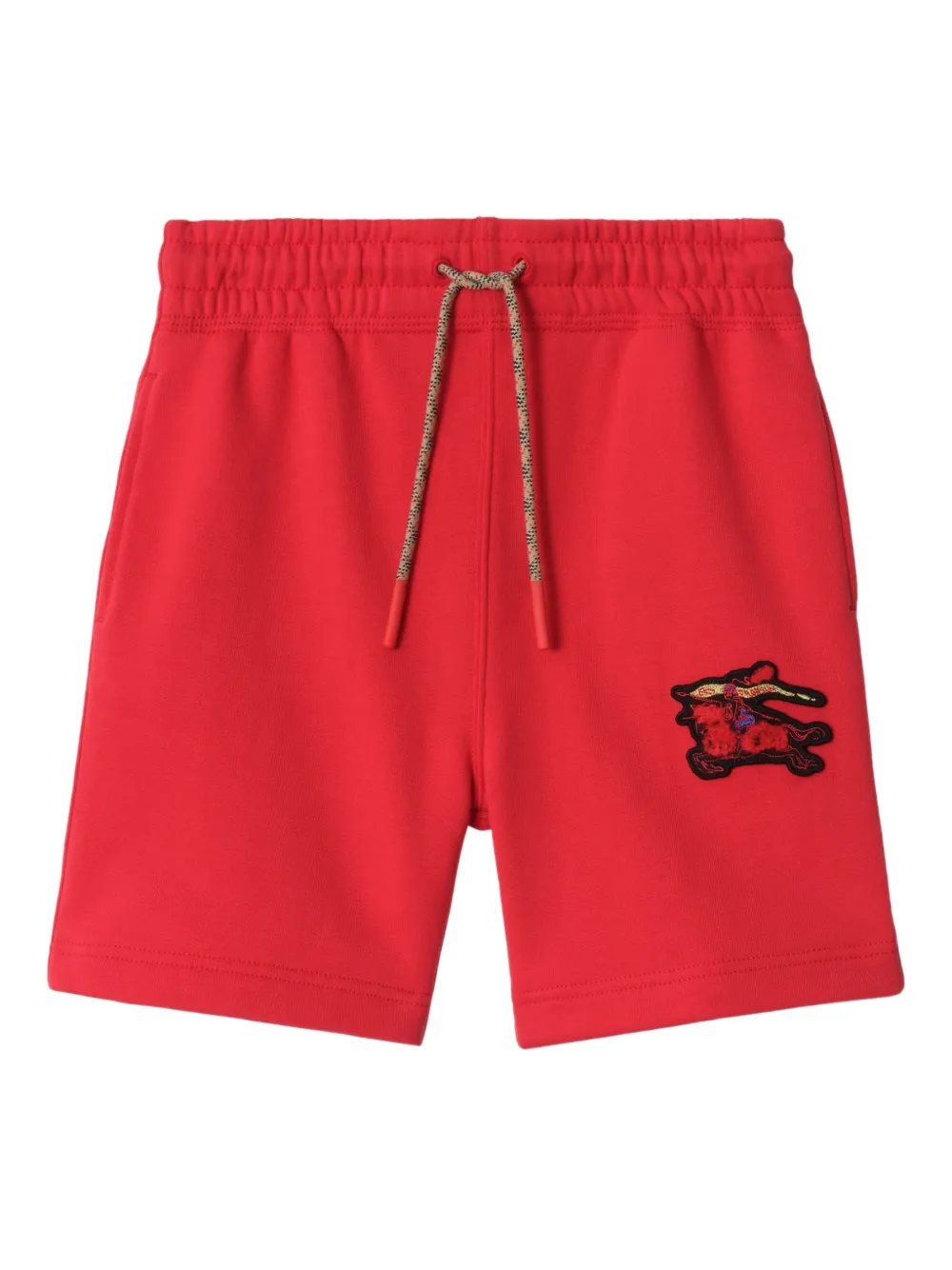 Burberry Kids appliqué shorts - Rosso