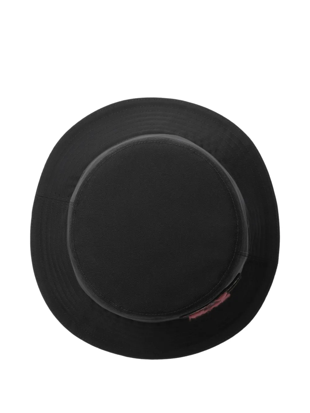 Burberry Vissershoed met borduurwerk - Zwart