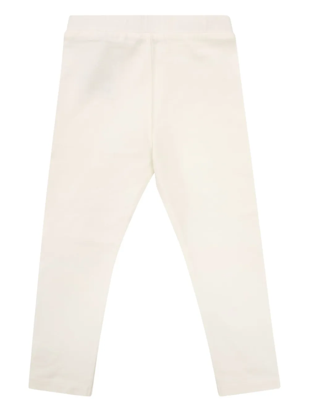  Moncler Enfant Elasticated Cotton Leggings - Neutrals 