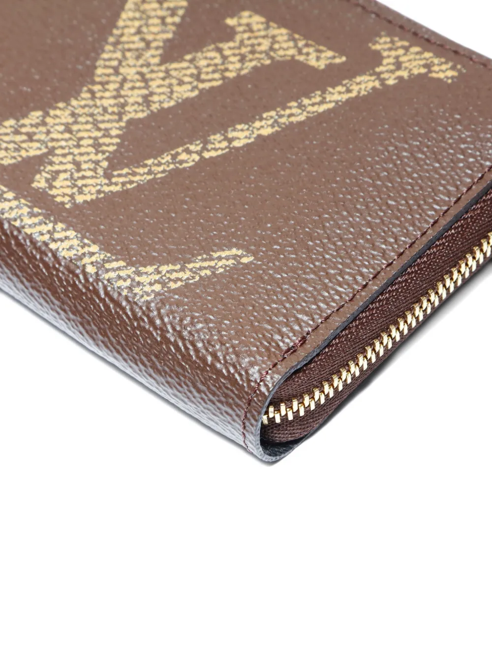 LOUIS VUITTON Pre-owned 2021-2025 Monogram Zipped Purse In Brown