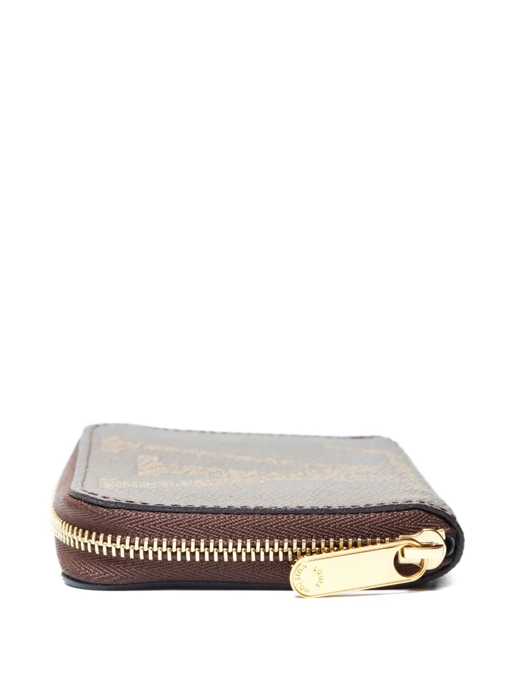 LOUIS VUITTON Pre-owned 2021-2025 Monogram Zipped Purse In Brown