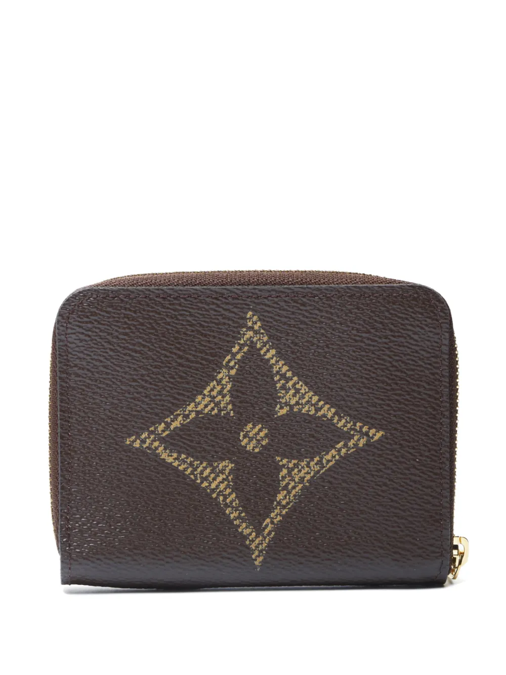 LOUIS VUITTON Pre-owned 2021-2025 Monogram Zipped Purse In Brown