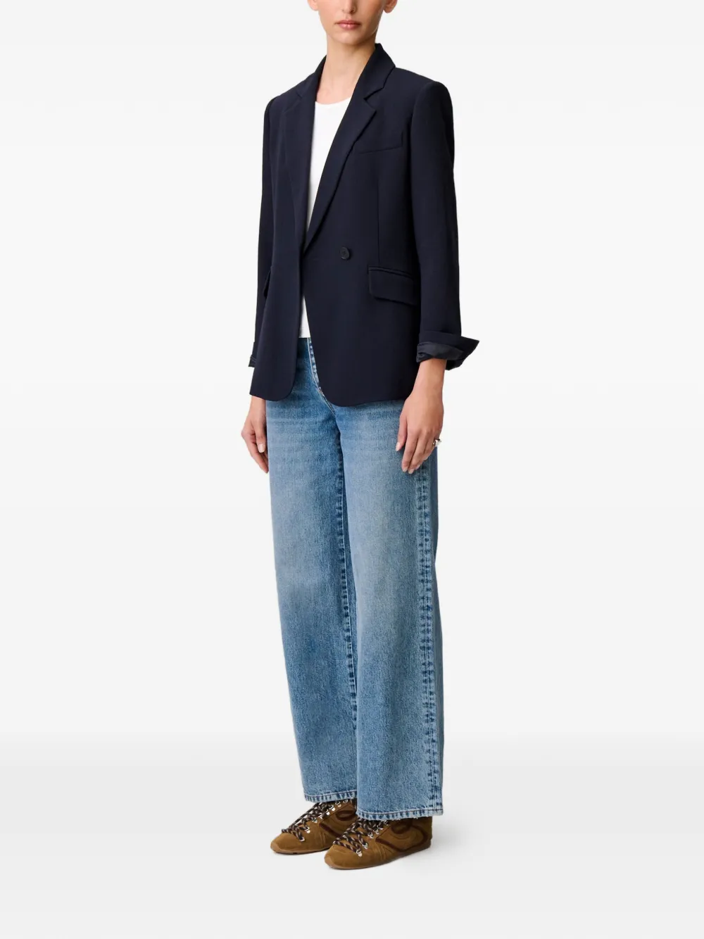  Claudie Pierlot Button Single-breasted Blazer - Blue 