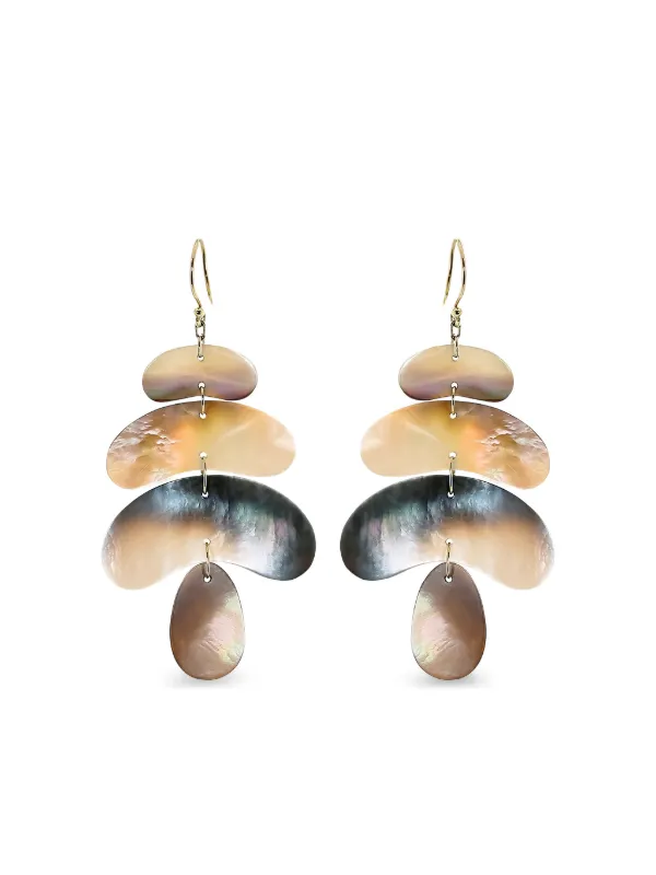 Ten Thousand Things Totem パール ピアス 18Kイエローゴールド 