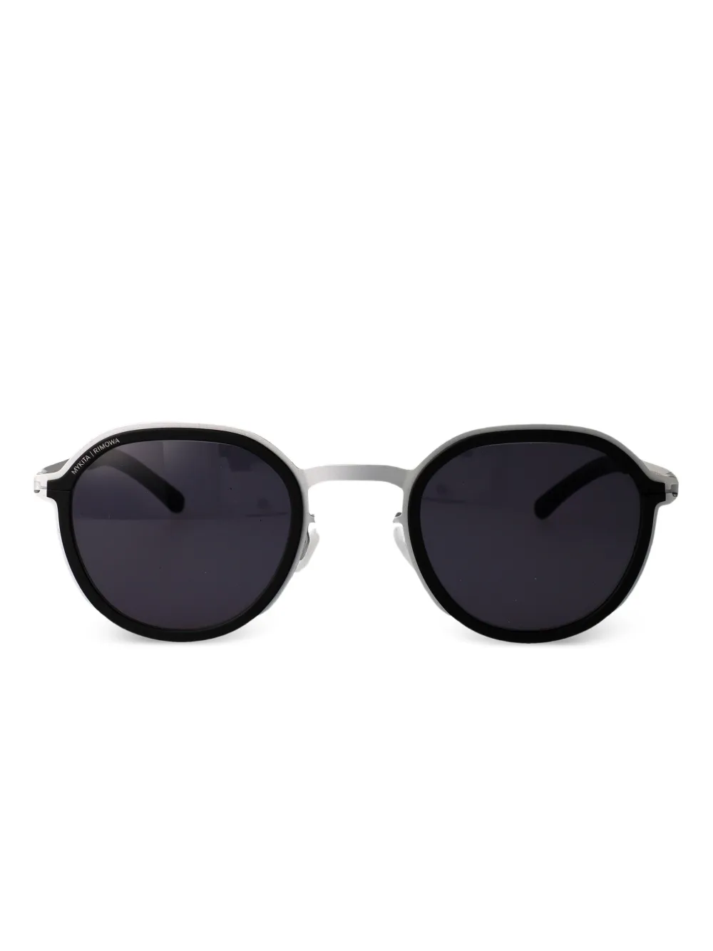 Mykita 不锈钢圆框太阳眼镜 | 黑色 | Image 1