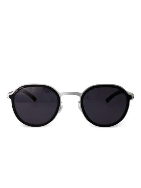 Mykita round stainless steel sunglasses