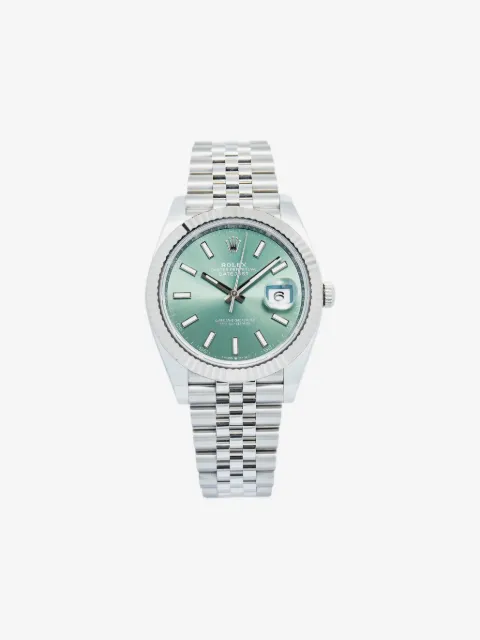 Rolex 18K white gold Datejust oyster perpetual 41mm