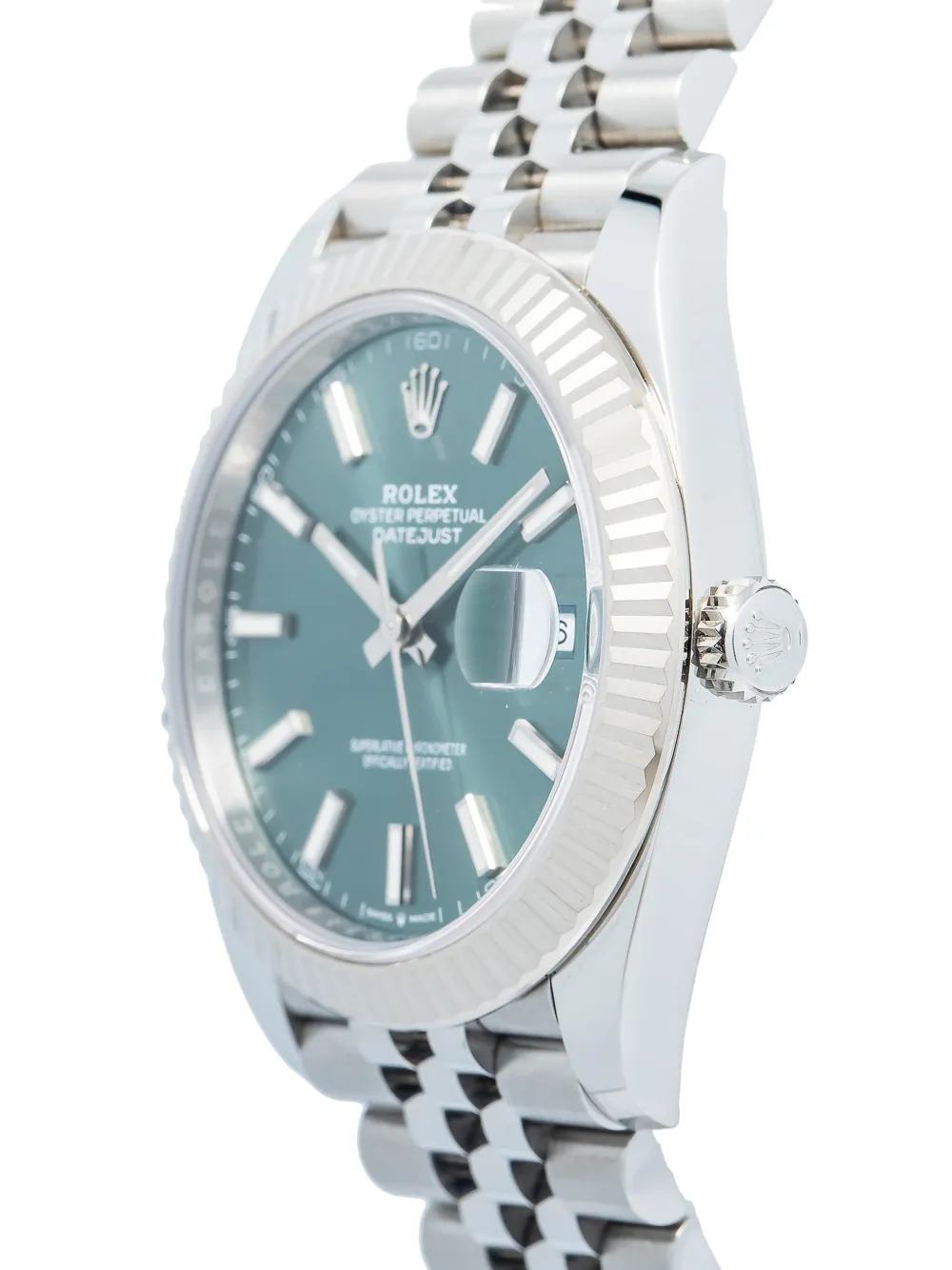 Rolex 18K white gold Datejust oyster perpetual 41mm | Pre-Owned Dress Watches | Image 2