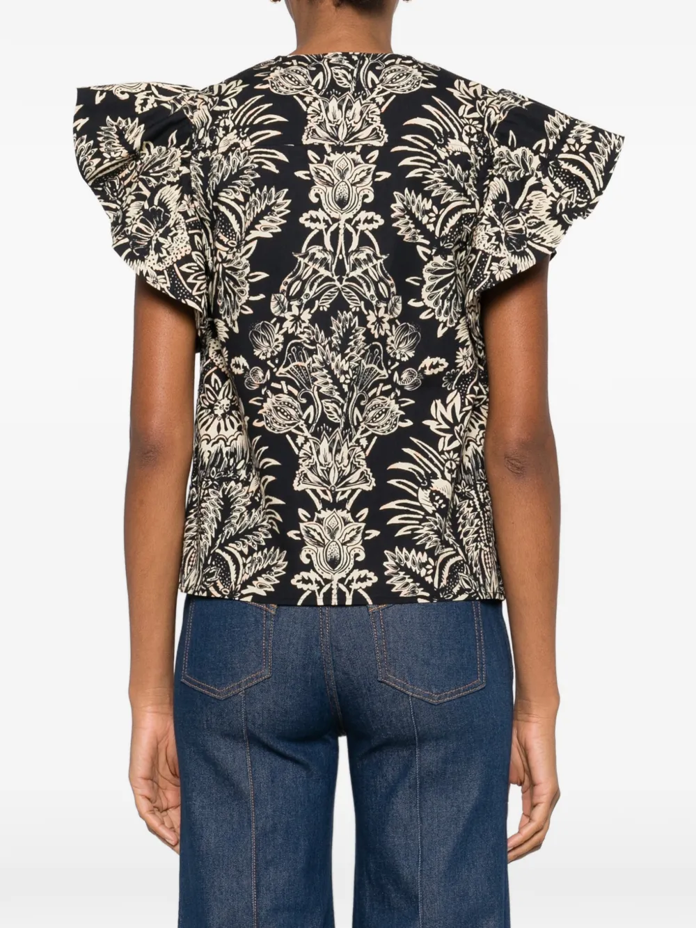 Ulla Johnson Severine Floral-pattern Blouse In Multi
