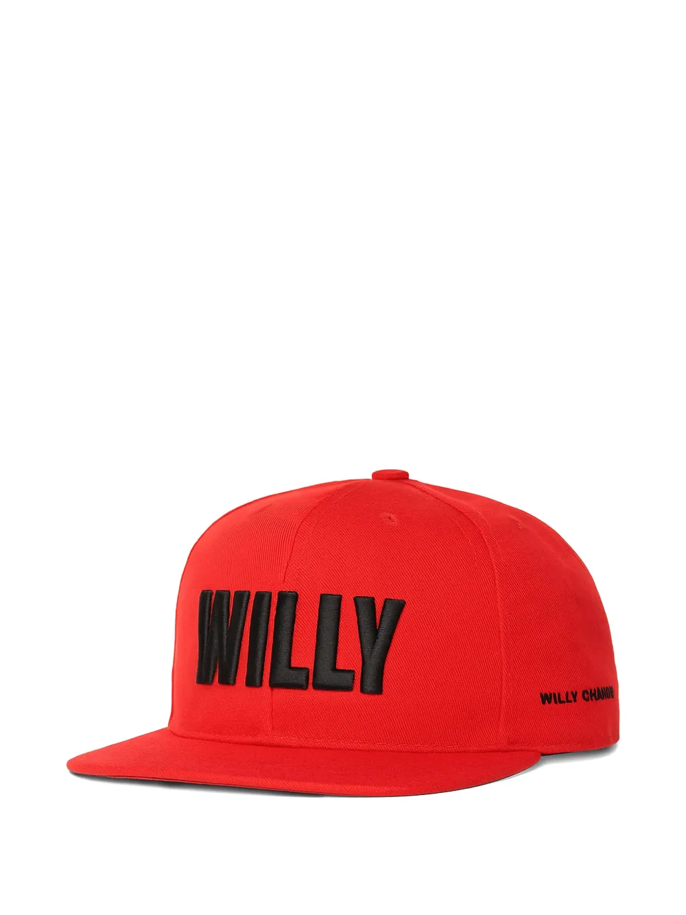 Willy Chavarria logo-embroidered baseball hat - Rood