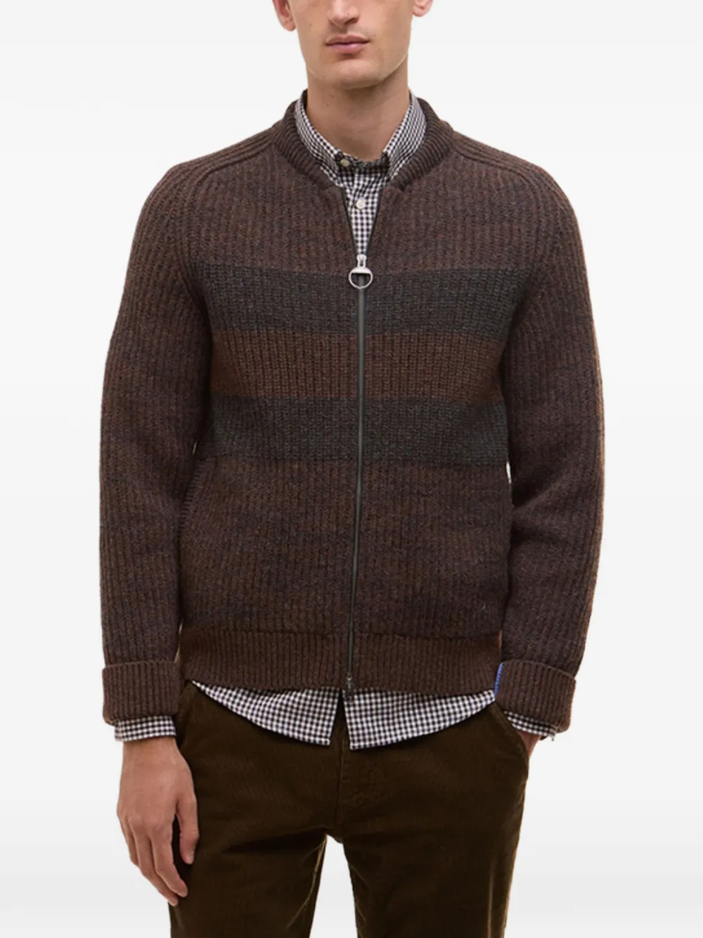 Barbour x Paul Smith striped-pattern cardigan | Cardigans | Image 2