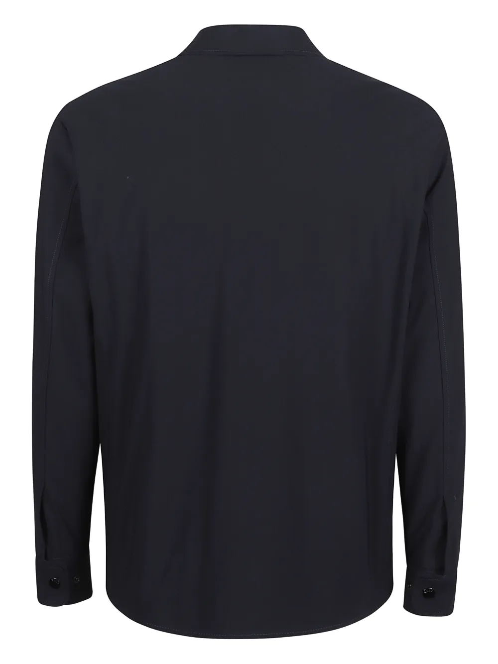 PMDS chest-pockets zip-up shirt jacket - Blauw