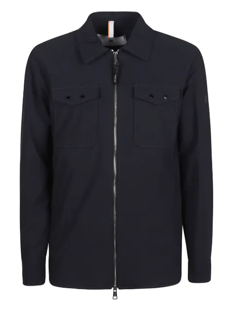 PMDS chest-pockets zip-up shirt jacket