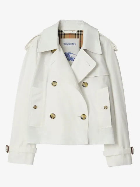 Burberry gabardina Mayfair con doble botonadura