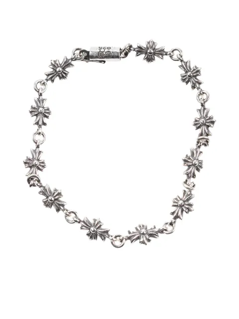 Chrome Hearts Tiny E cross-charms bracelet