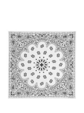 Chrome Hearts bandana-print Silk Scarf | Black | FARFETCH