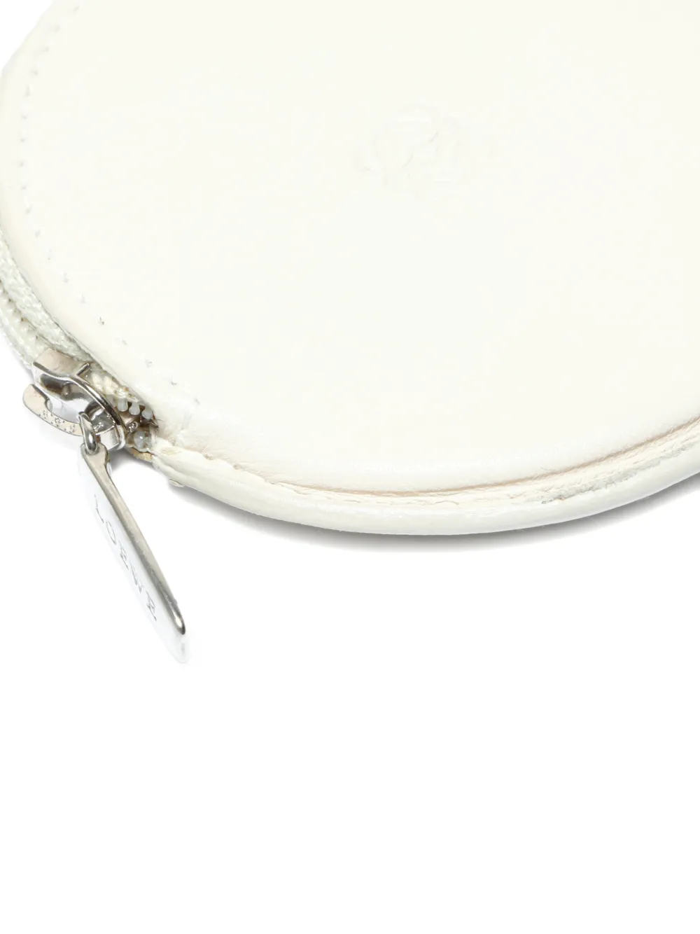 Pre-owned Loewe 1990-2000s Anagram Mini Purse In Neutral