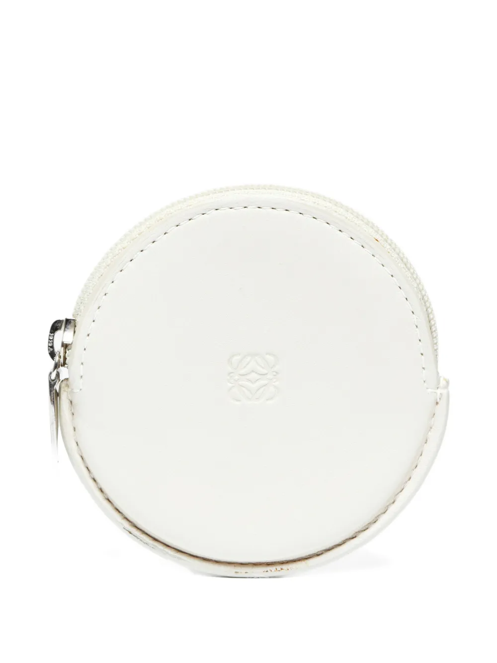 Pre-owned Loewe 1990-2000s Anagram Mini Purse In Neutral