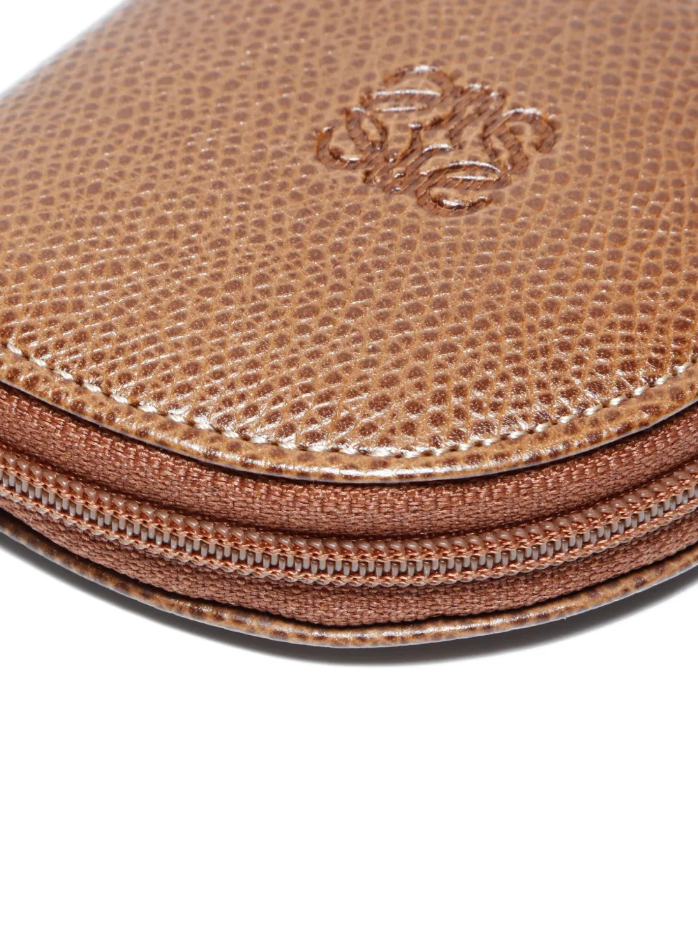 LOEWE Pre-owned 1990-2000s Anagram Zipped Purse In Brown