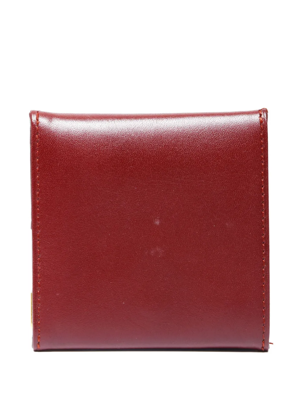 CARTIER Pre-owned 1986 Must Line Embossed Purse In Red