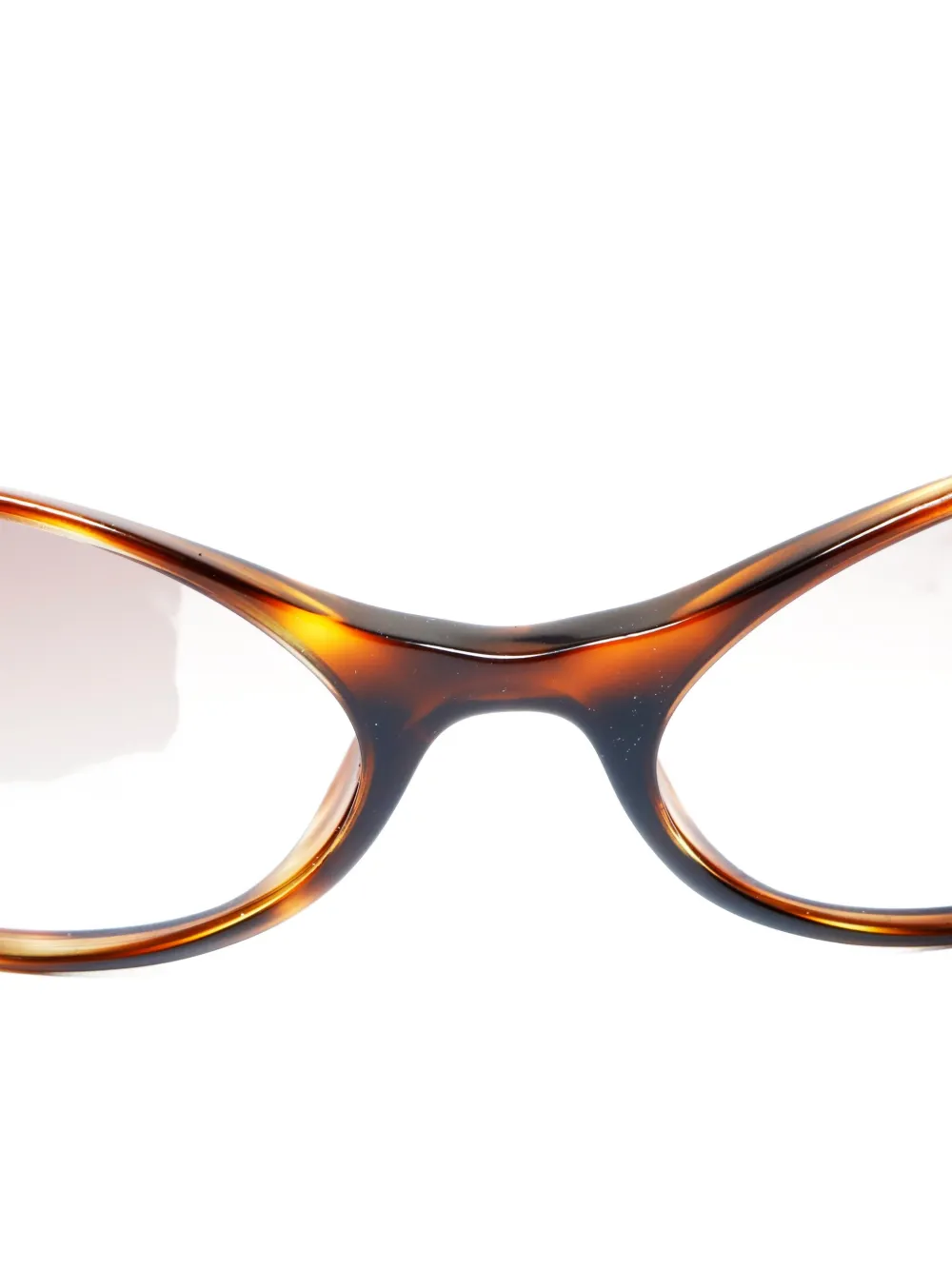 CHANEL Pre-owned 2000s Cc Mark Sunglasses In Brown