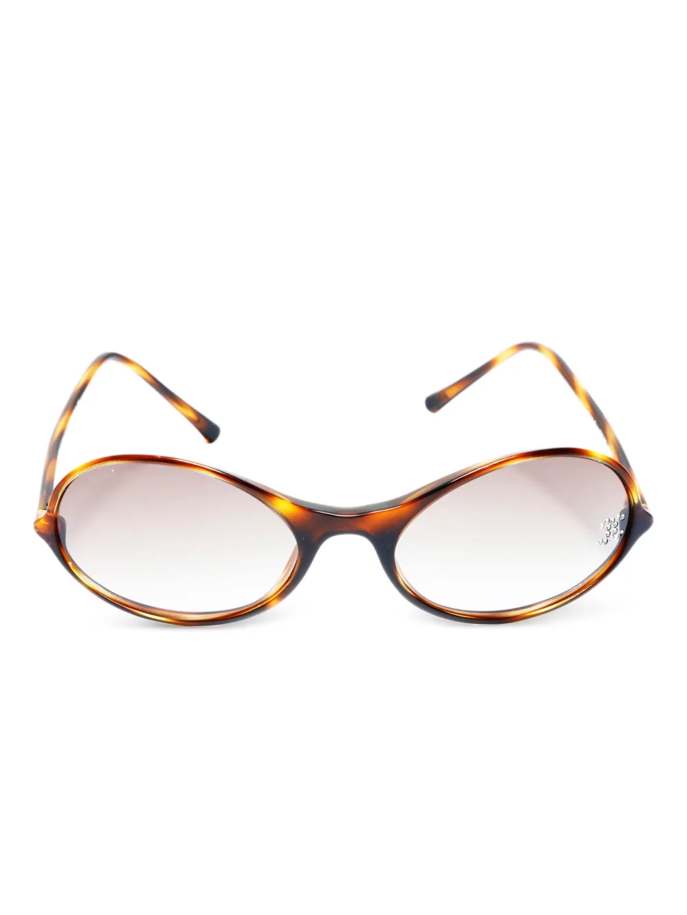 CHANEL Pre-Owned 2000s CC Mark sunglasses - Marrone